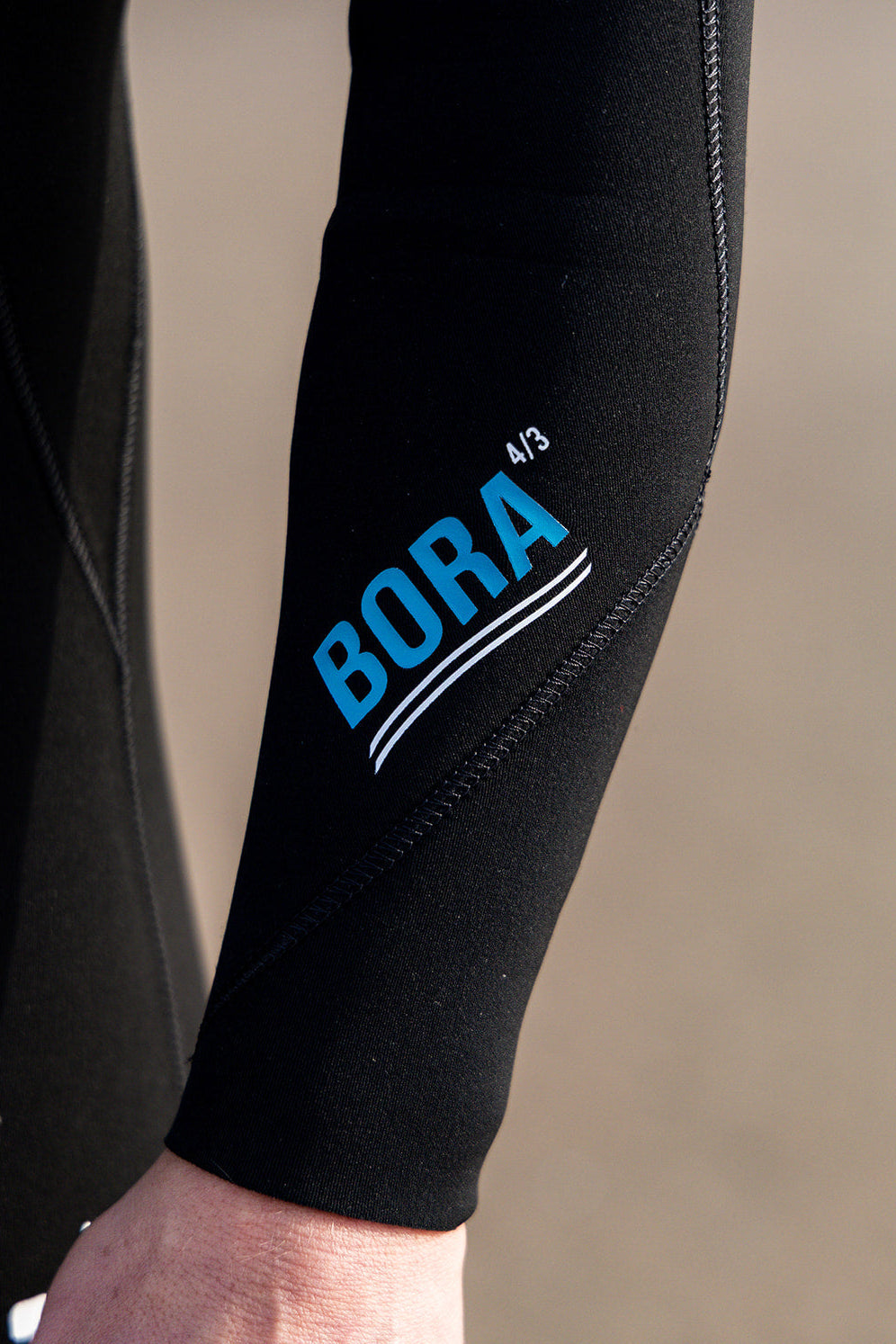 Tiki Bora 4/3 Womens Wetsuit Yulex Back Zip Black