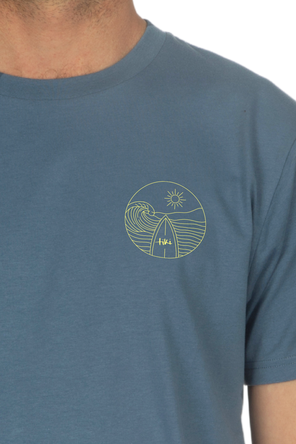 Tiki North Devon T-Shirt Faded Denim