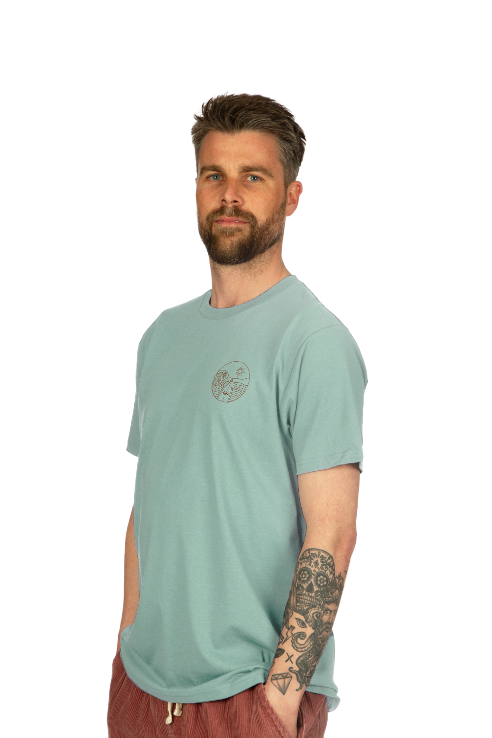 Tiki North Devon T-Shirt Slate Green