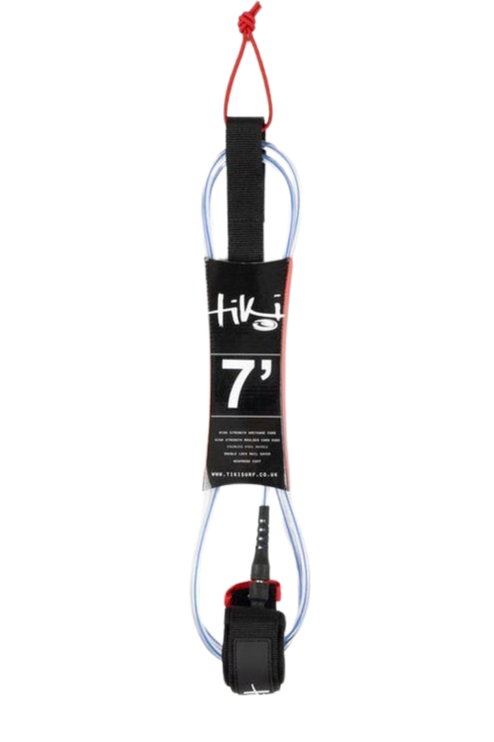Tiki 7mm Swivel Surfboard Leash on a white background