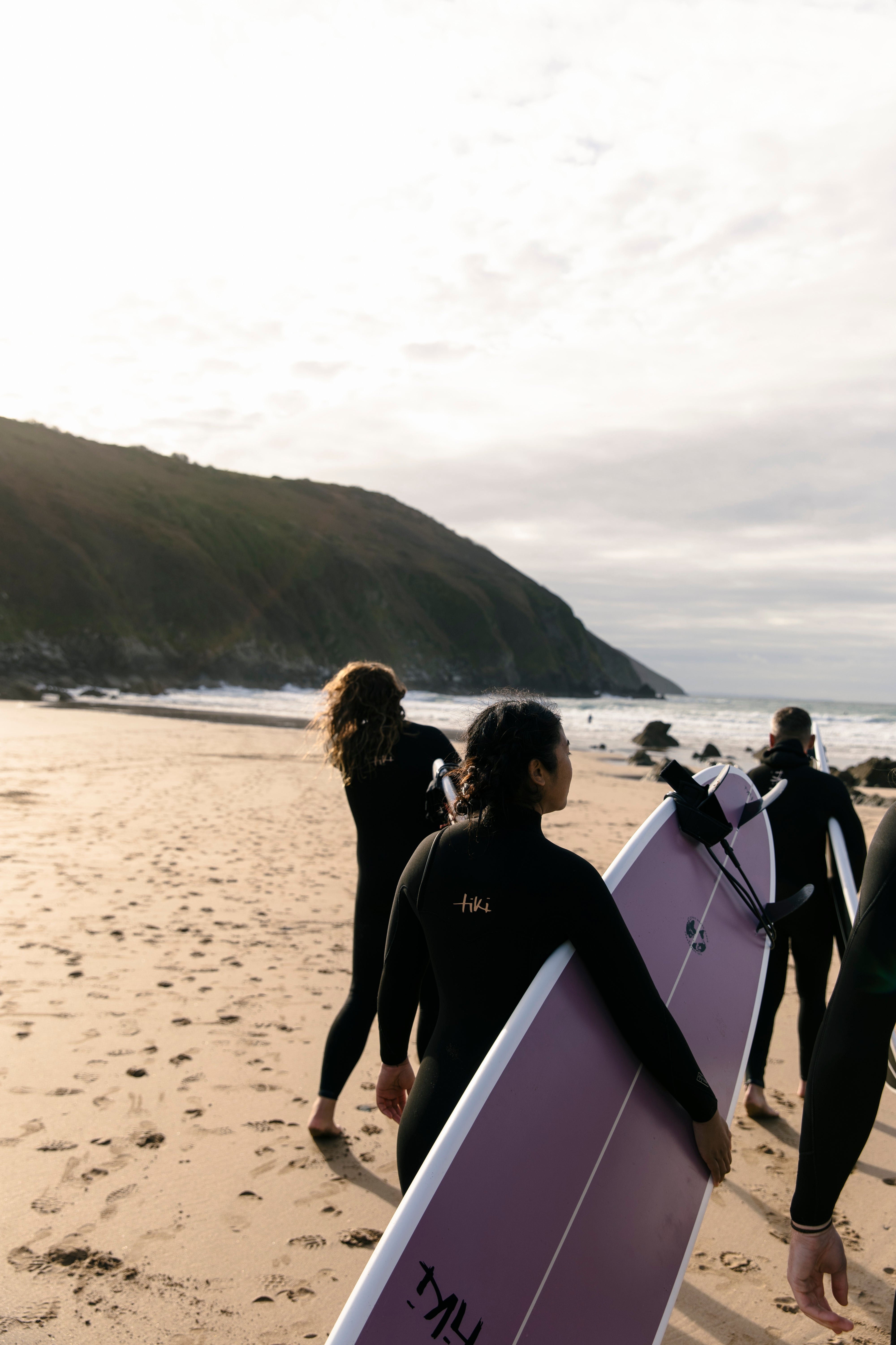 Tiki Evolution Glide Surfboard Toadstool Mauve