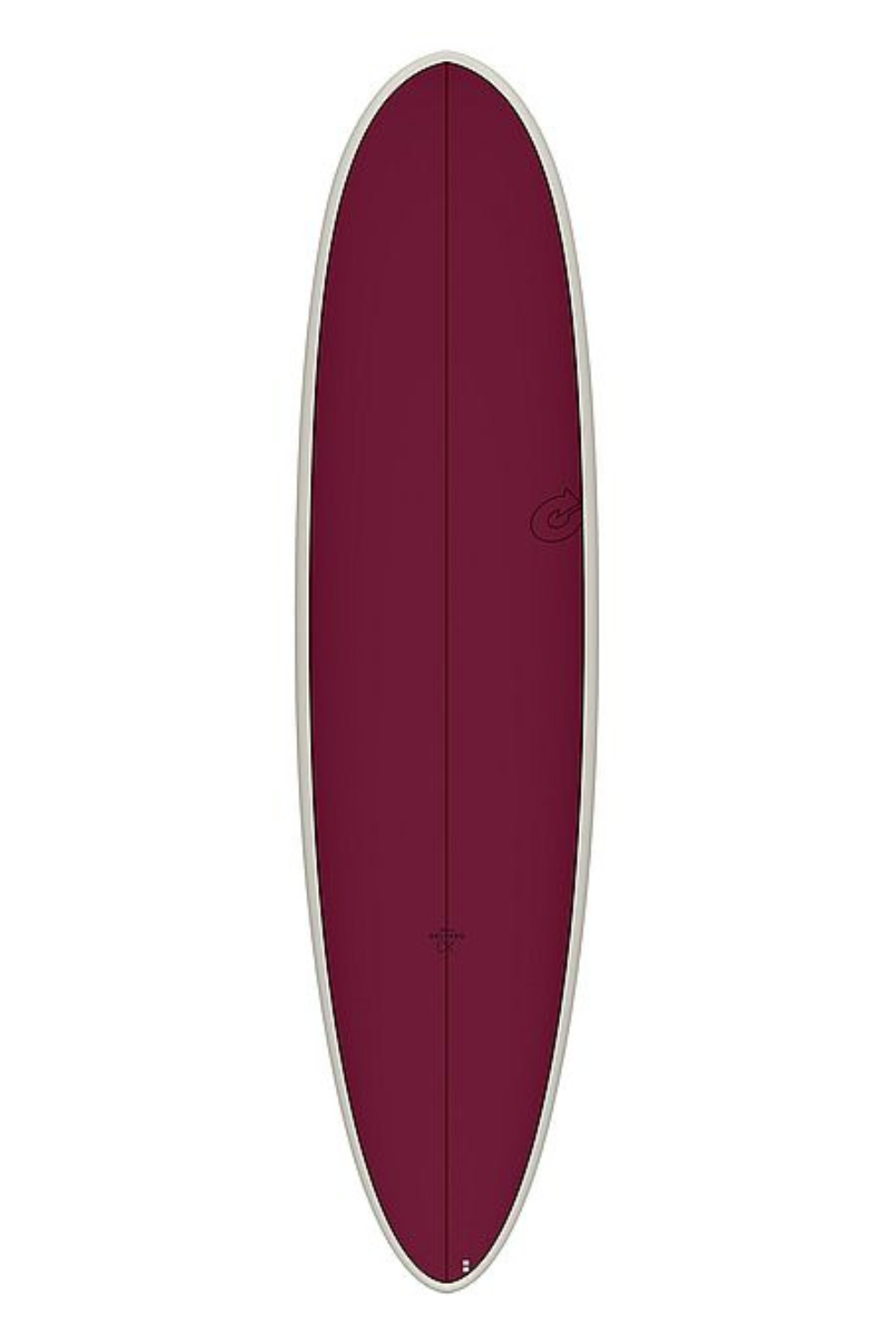 Torq Delpero TET Mid Pro Wide Surfboard in Burgundy