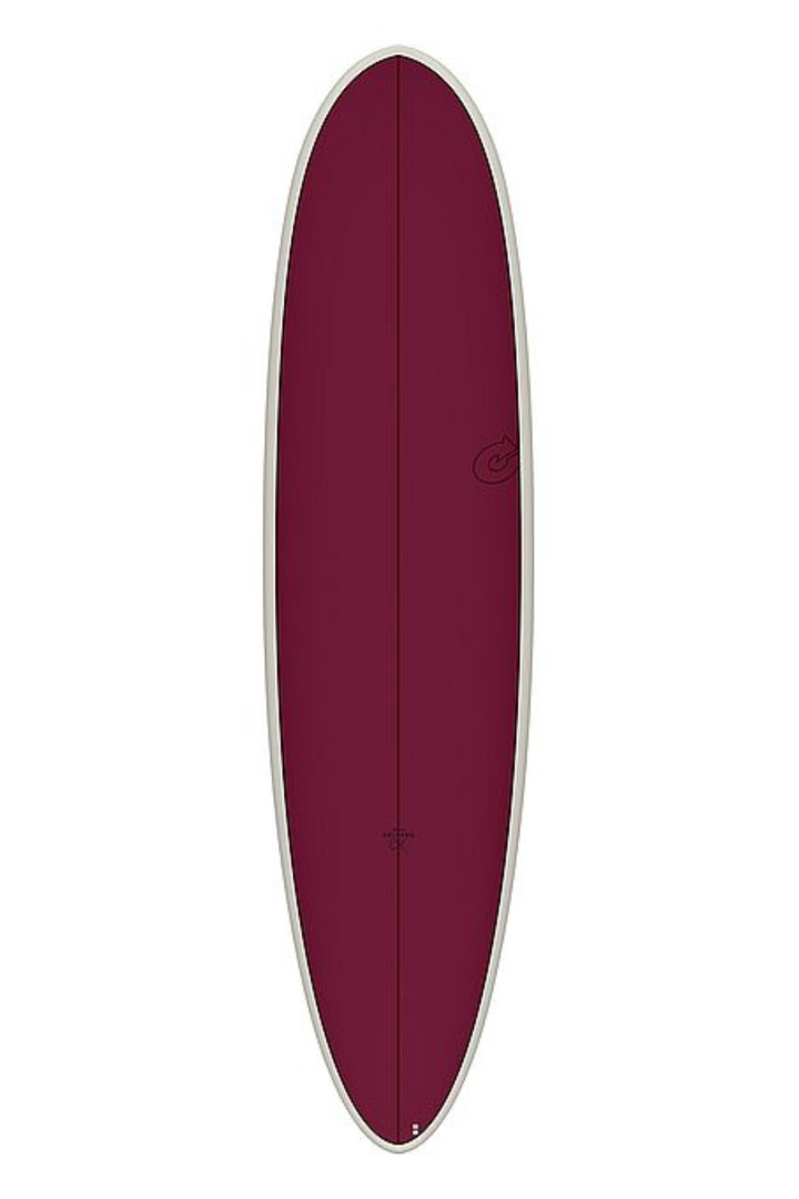 Torq Delpero TET Mid Pro Wide Surfboard in Burgundy