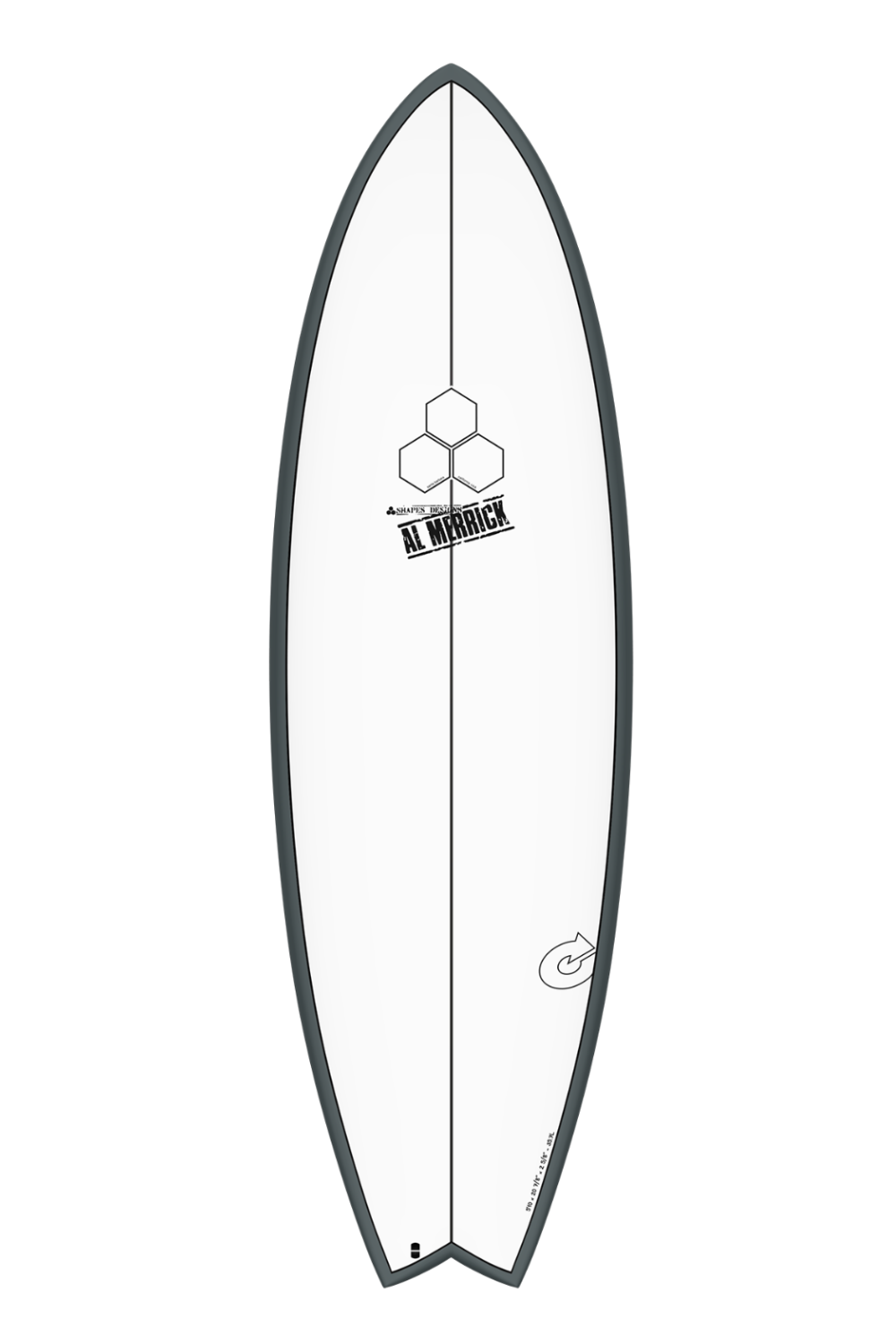 Torq X-Lite Channel Islands Podmod Surfboard in  White and Graphite