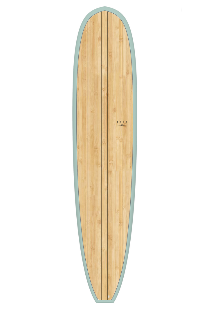 Torq TET Longboard Surfboard Wood Deck + Palm