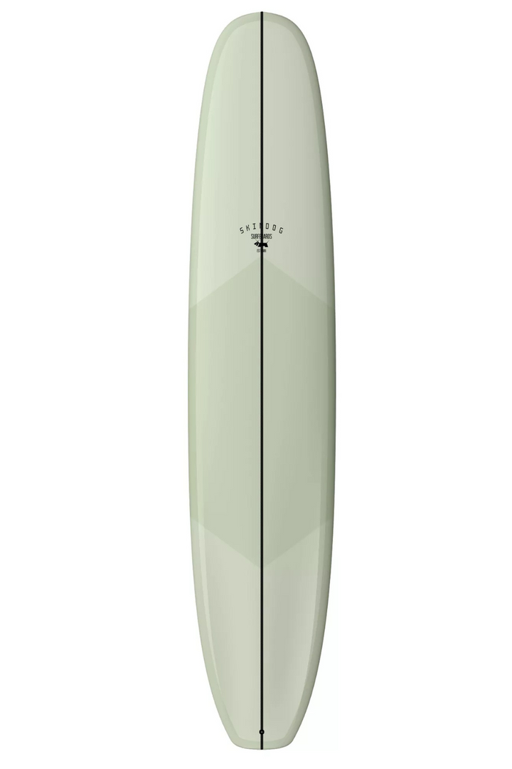 Skindog Thunderbolt Silver OG Double Scoop Longboard Surfboard Volan