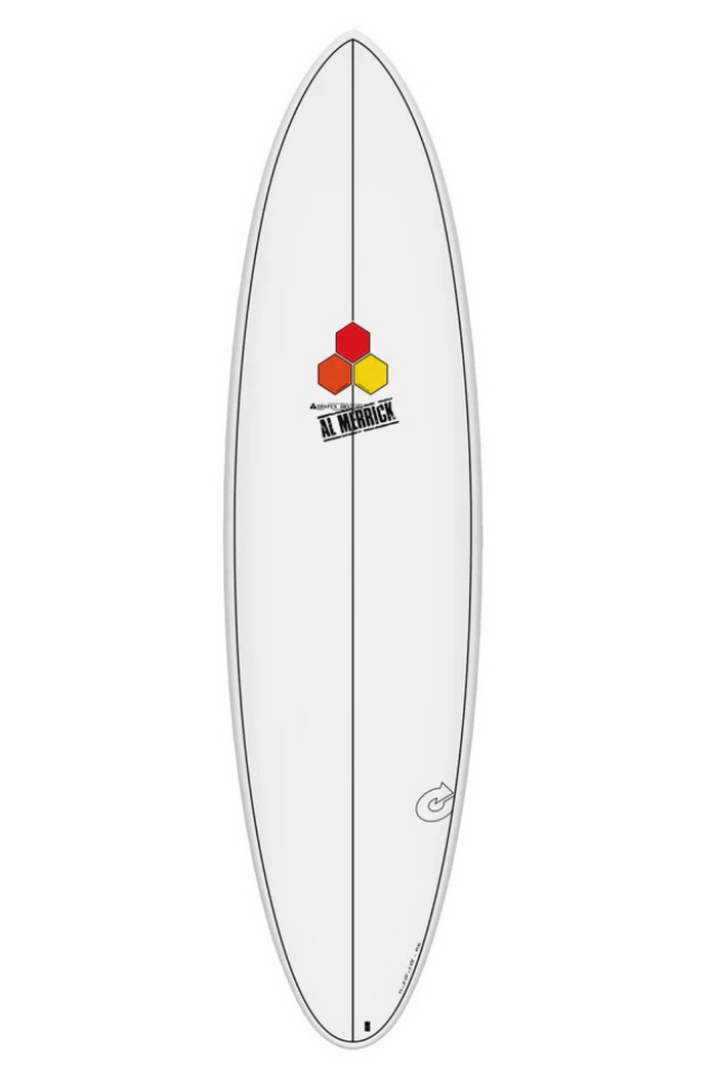 Torq X-lite M23 Surfboard in White + Pinline
