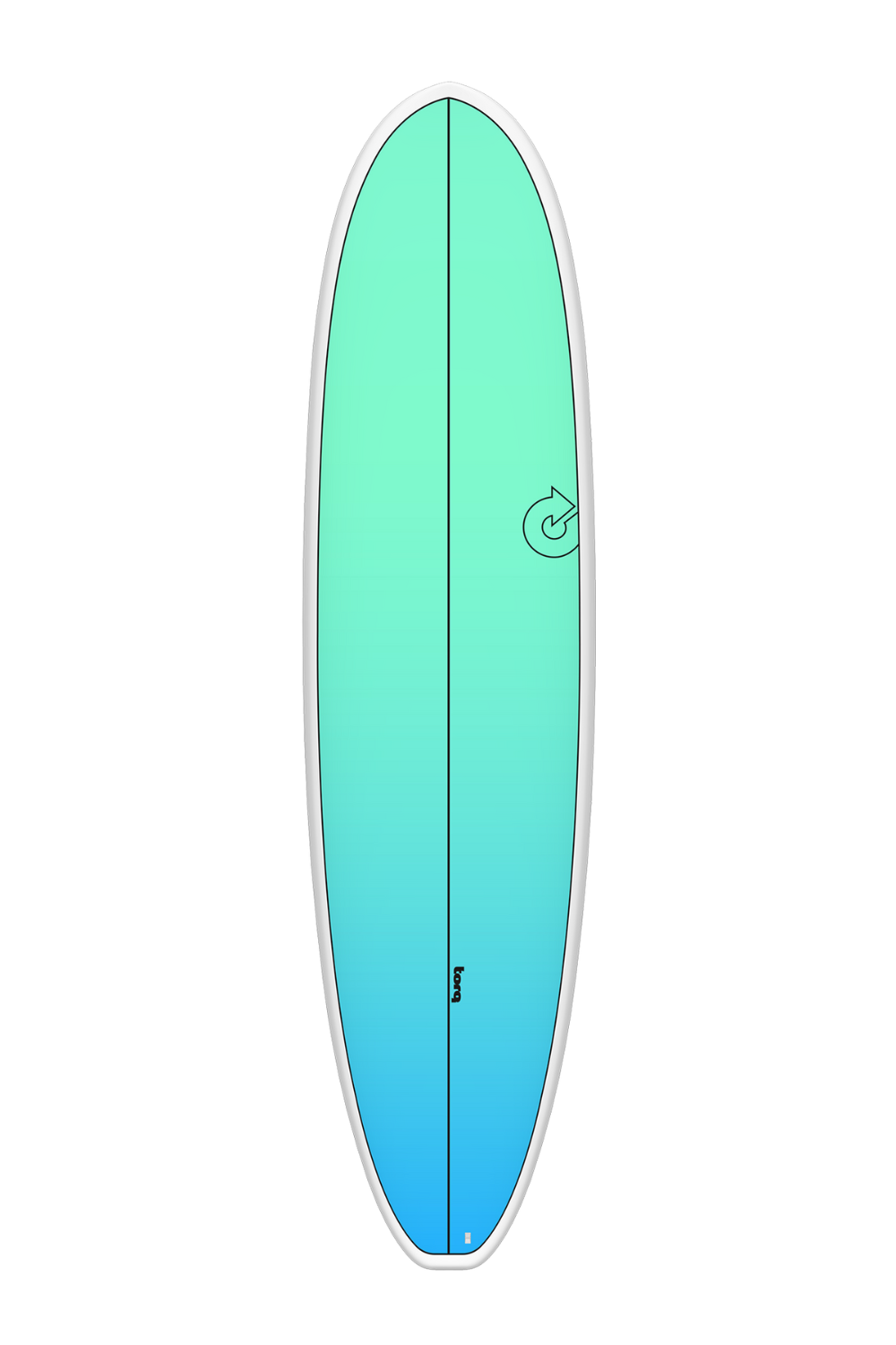 Torq TET V+ Seagreen Retro Fade Surfboard