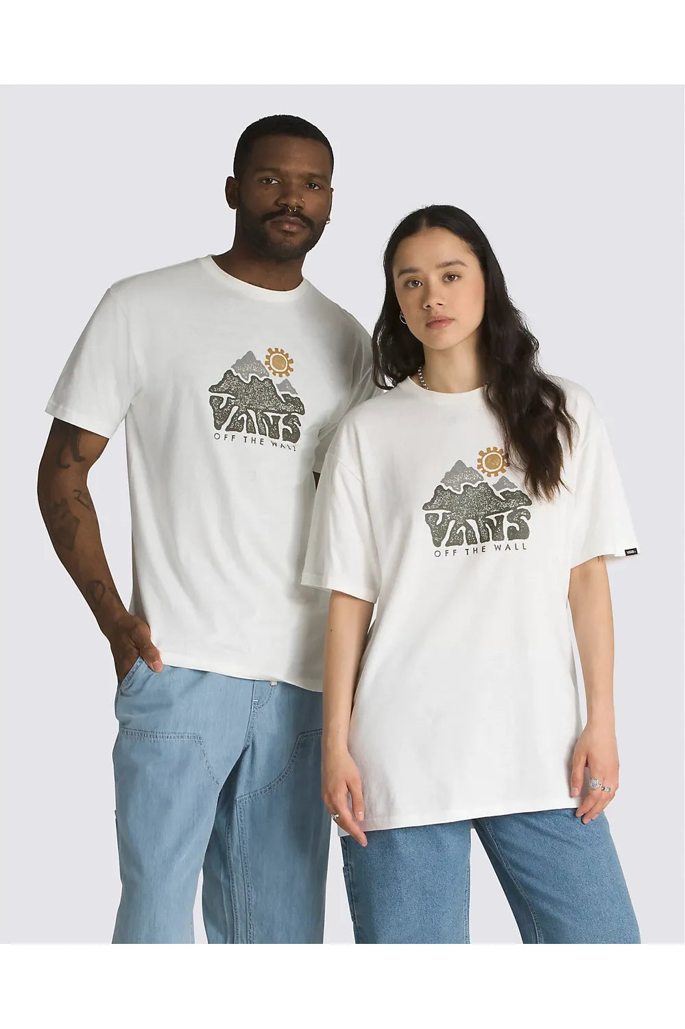 Vans Mountain View Short Sleeve T-Shirt Marshmallow