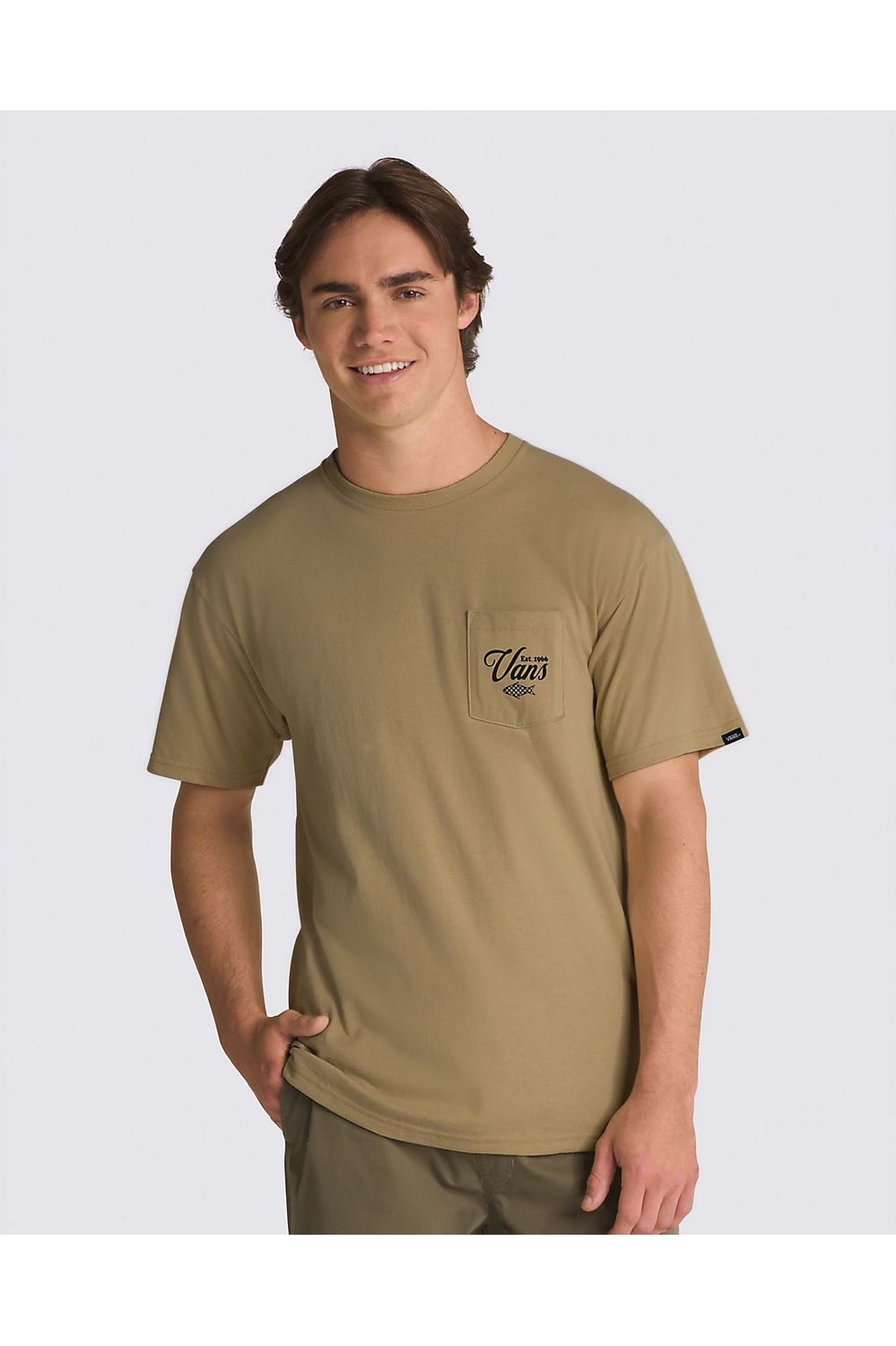 Vans Fishing Club Pocket Short Sleeve T-Shirt Kangaroo