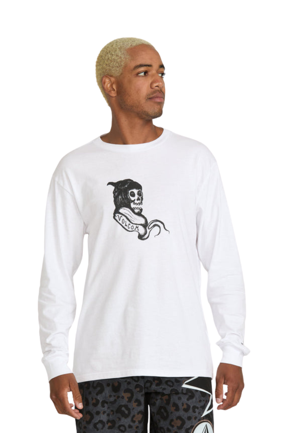 Volcom Fa Seth Conboy Long Sleeve T-Shirt White