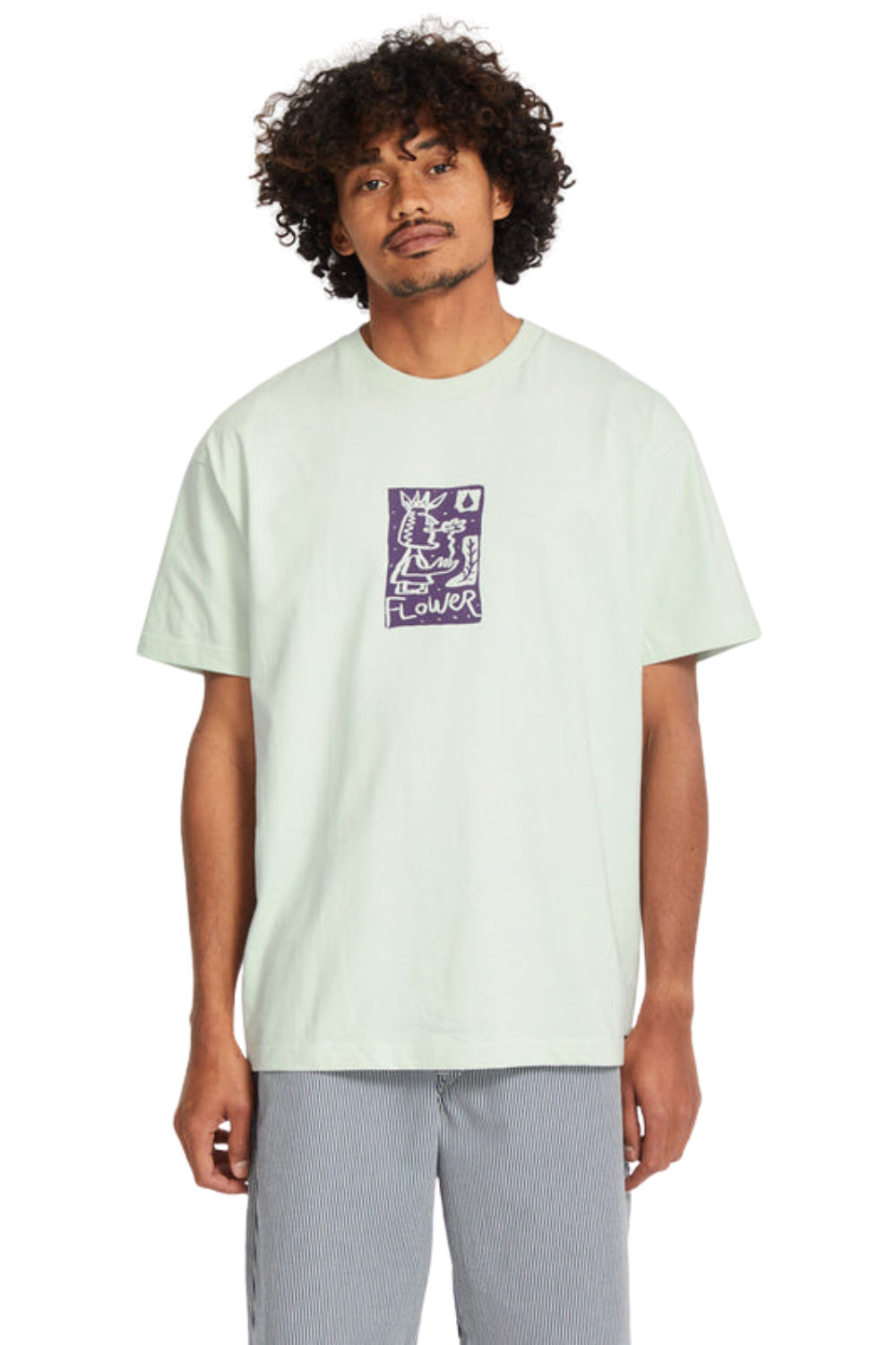 Volcom Flowatch Short Sleeve T-Shirt Cloud Blue
