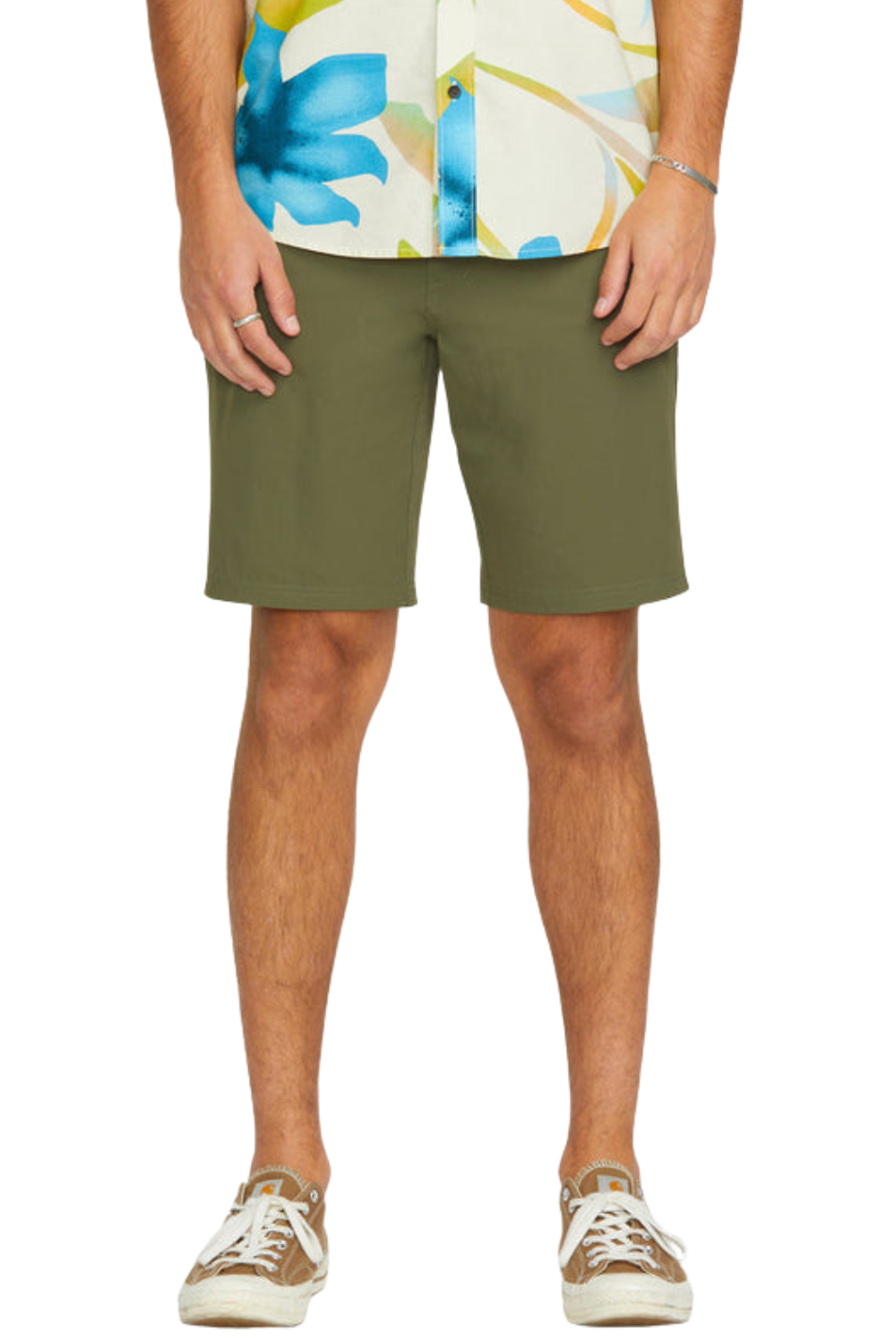 Volcom Frickin Cross Shred 20" Hybrid Shorts Wintermoss