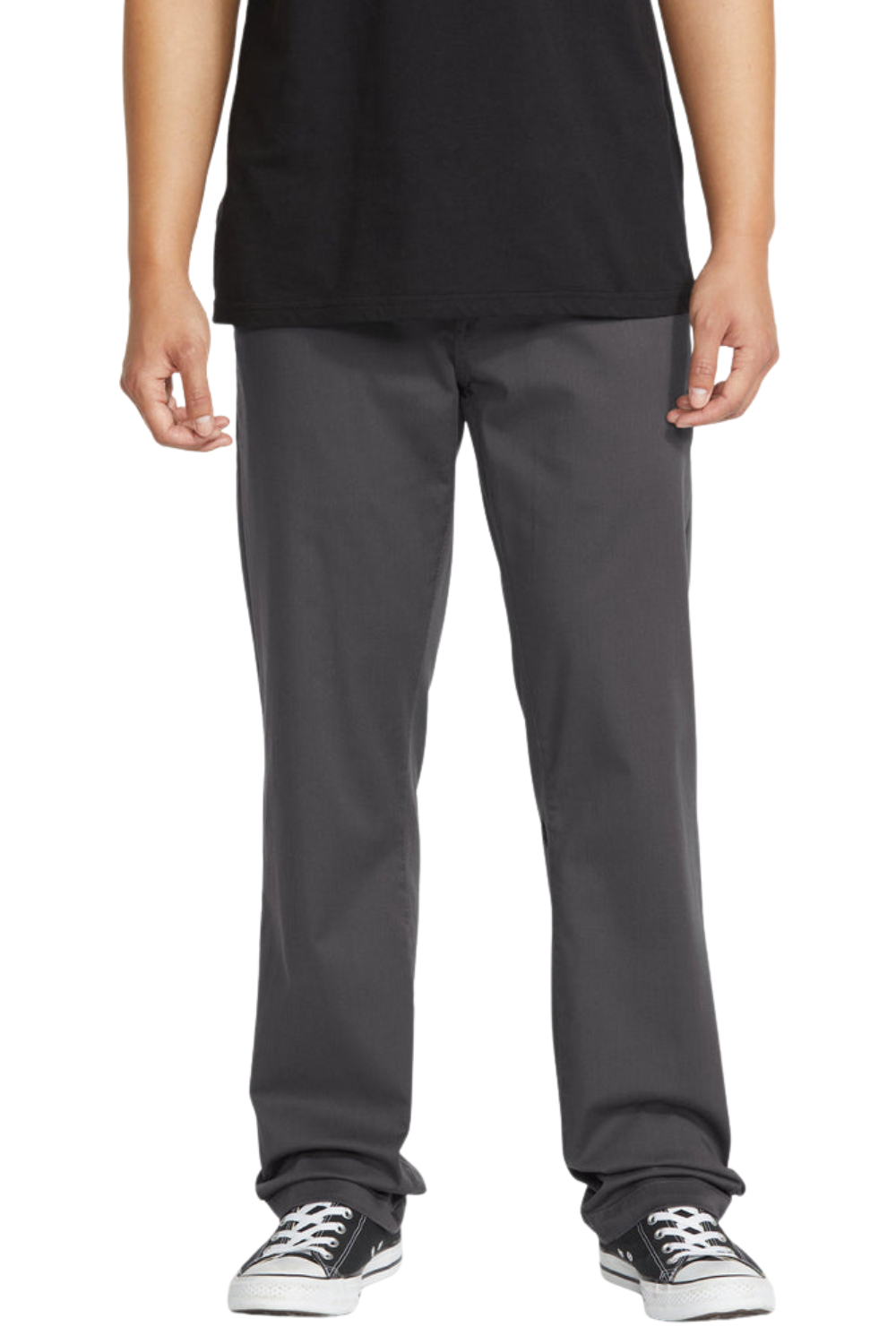 Volcom Frickin Modern Stretch Trousers Charcoal Heather