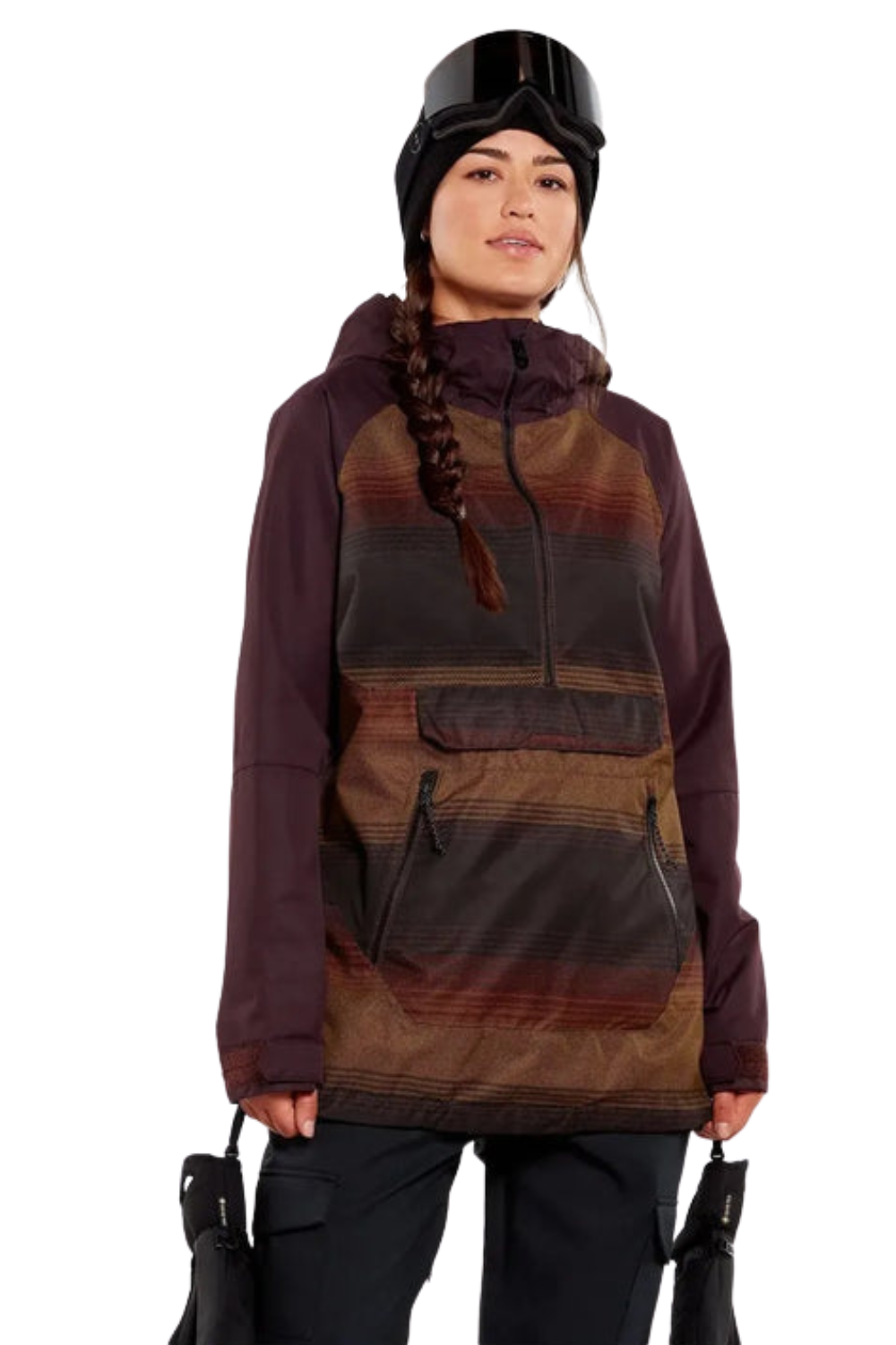 Volcom Mirror Womens Pullover Ski and Snowboard Jacket