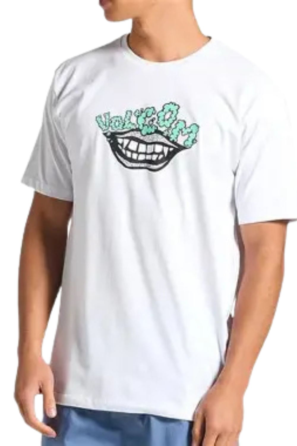 Volcom Evil Grin Short Sleeve T-Shirt White