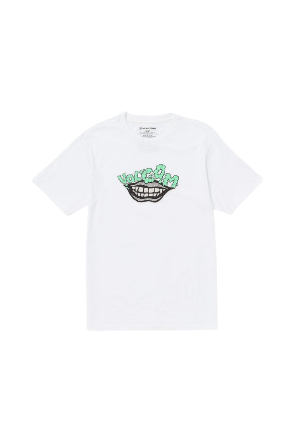 Volcom Evil Grin Short Sleeve T-Shirt White