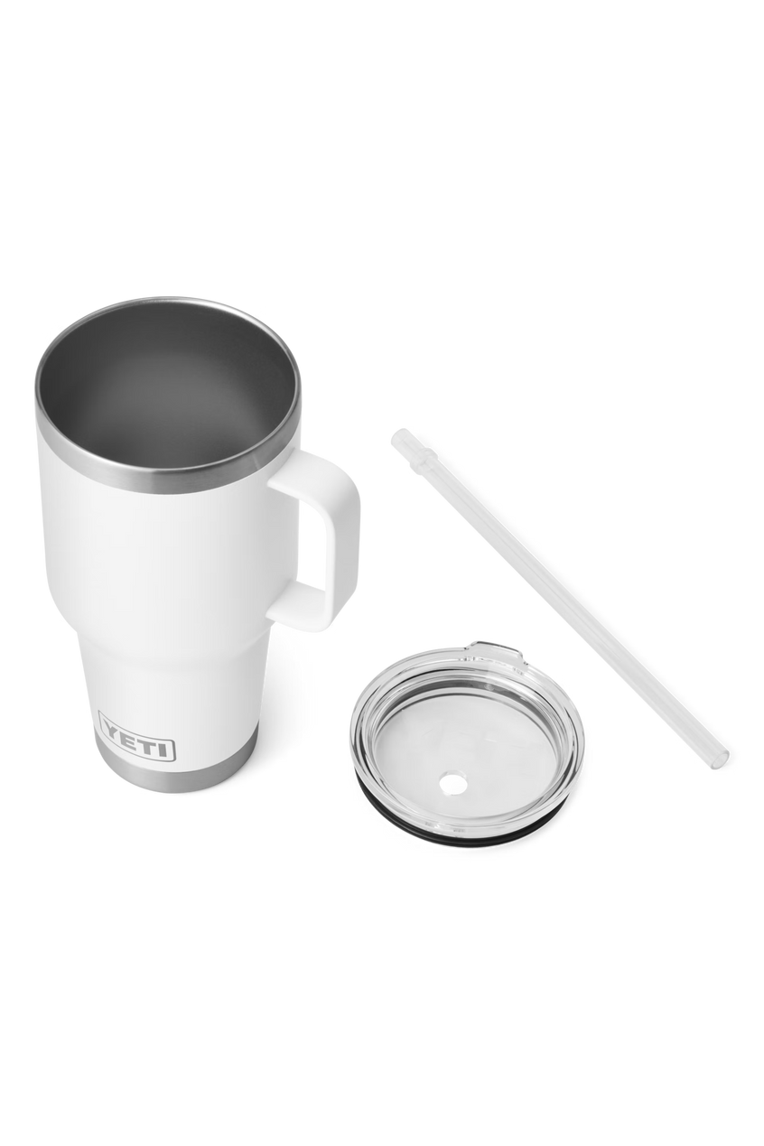 Yeti Rambler 35oz Straw Mug White