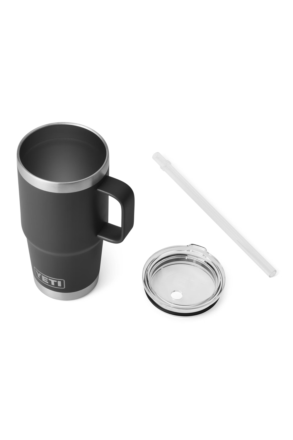 Yeti Rambler 25oz Straw Mug Black