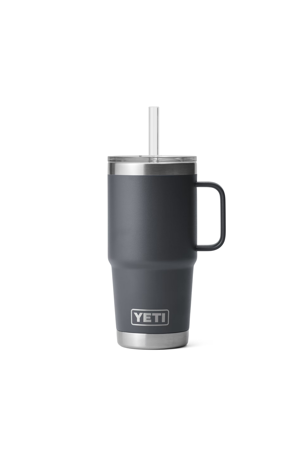 Yeti Rambler 25oz Straw Mug Charcoal