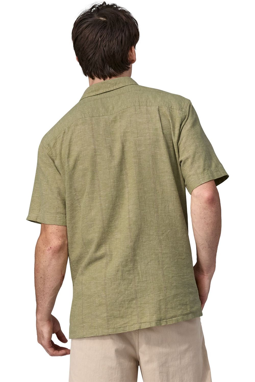 Patagonia Men's Back Step Shirt Swell Dobby: Buckhorn Green