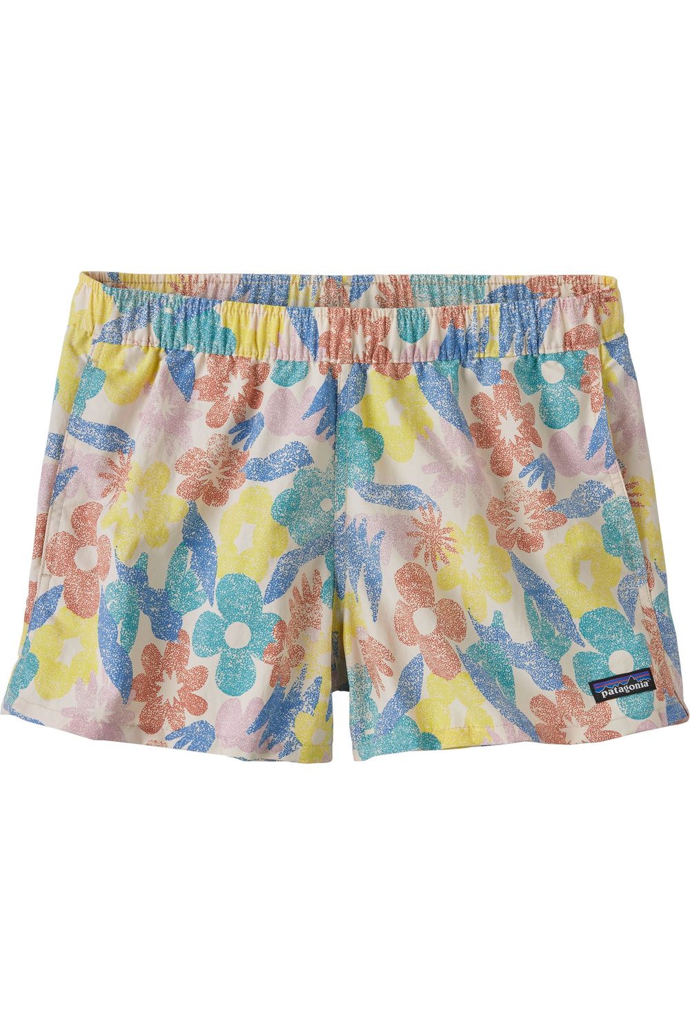 Patagonia Women's Barely Baggies Shorts 2 1/2in Channeling Spring: Natural