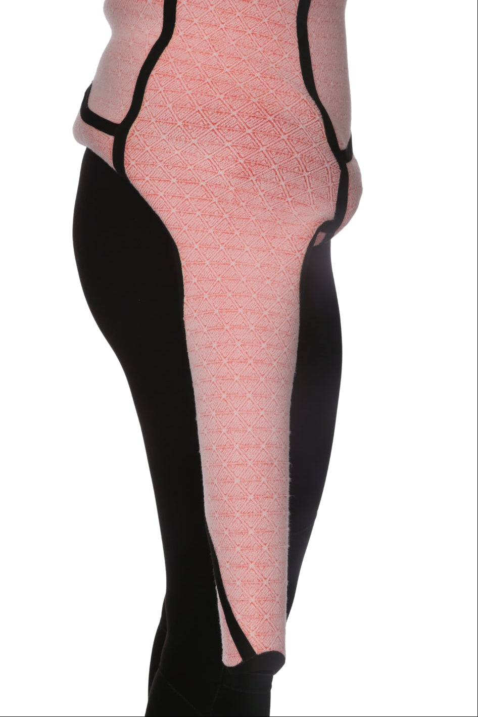 Tiki Zepha Eco 4/3 Womens Yulex Chest Zip Wetsuit Black