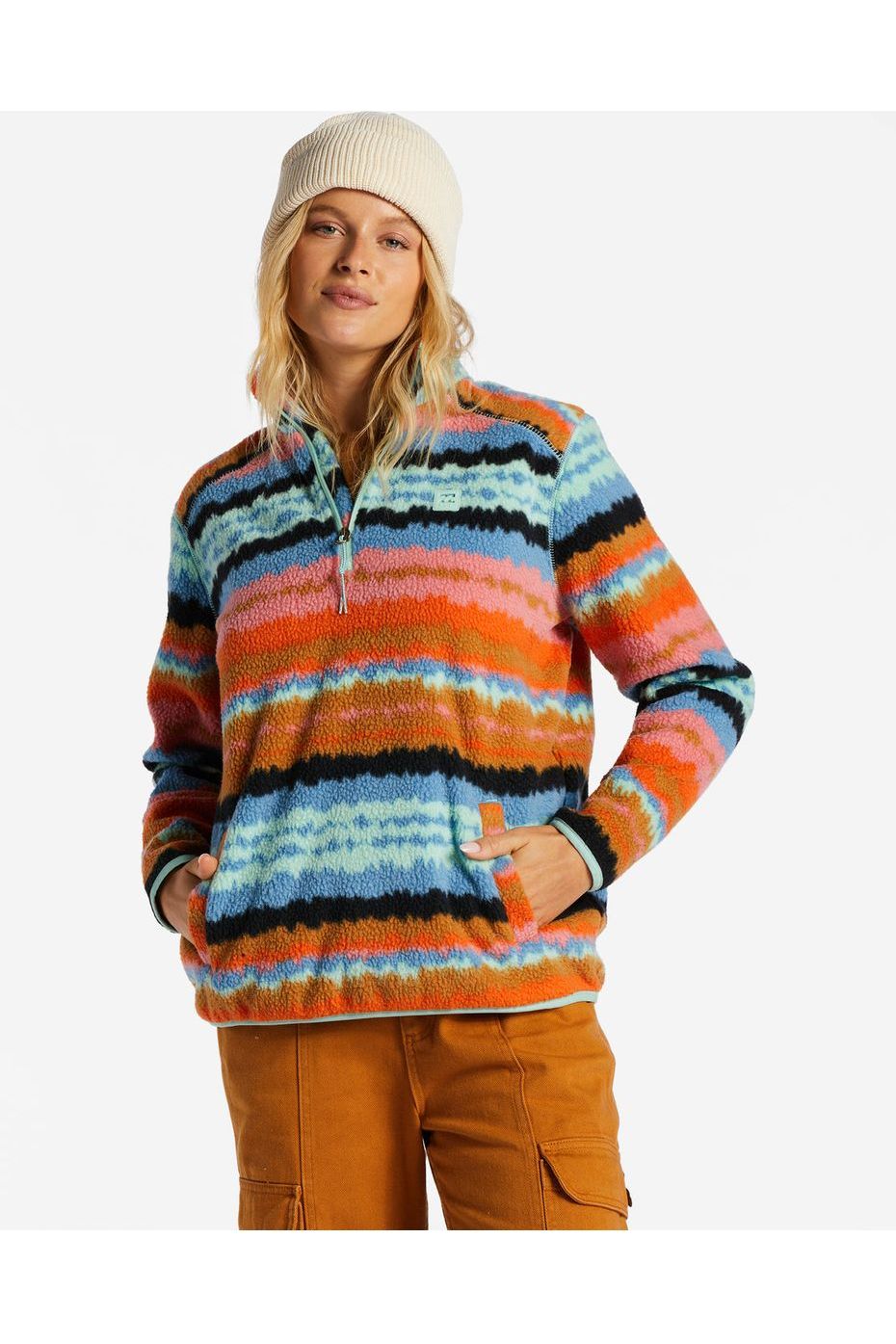 Billabong Boundary Mock 3 Fleece Shallow Sea