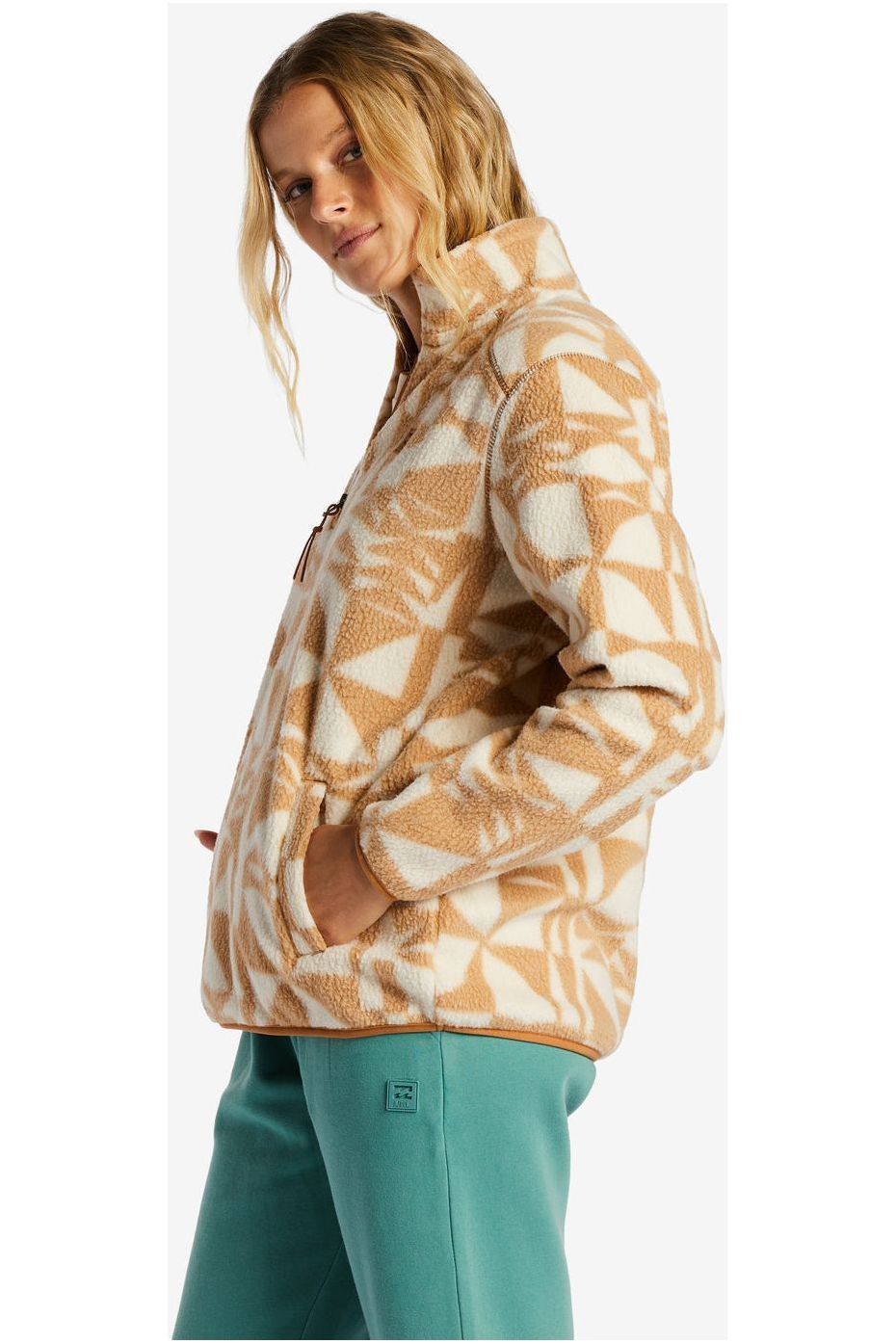 Billabong Boundary Mock 3 Fleece Latte