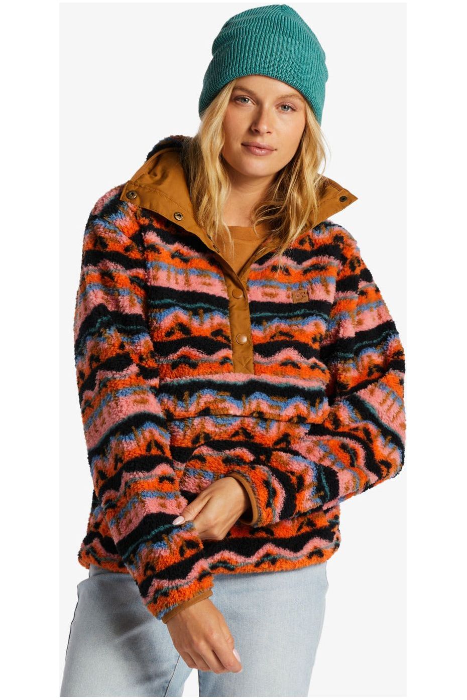 Billabong Switchback Pullover Papaya