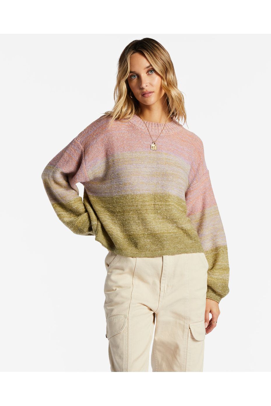 Billabong On Hue Jumper Willow