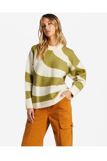 Billabong Wave Rider Jumper Green Eyes