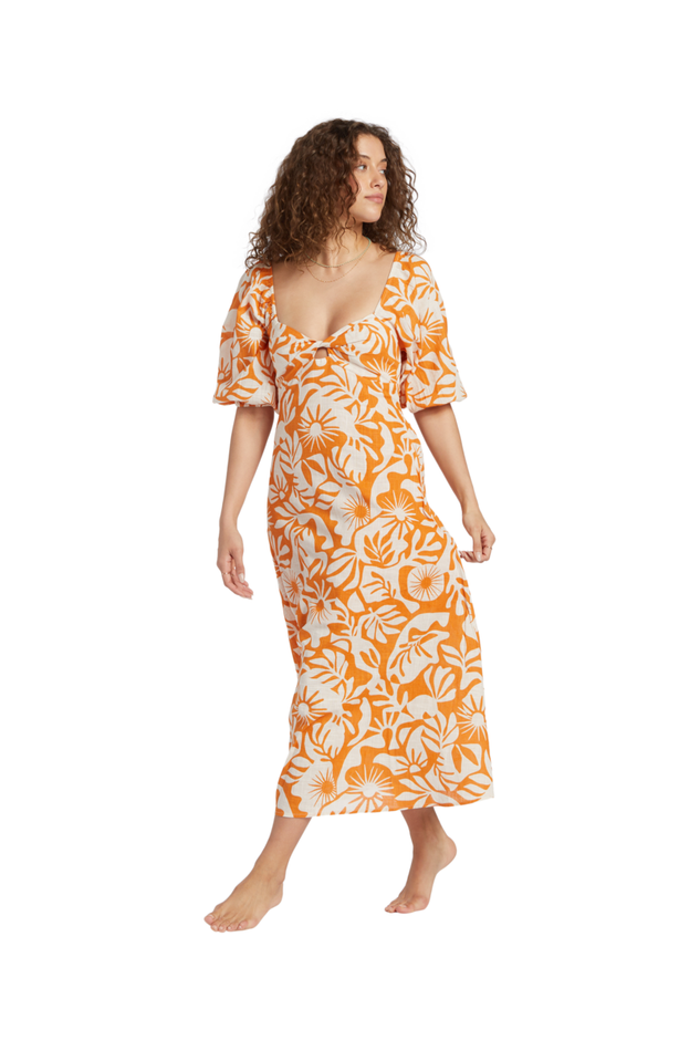 Billabong Paradise Cove 2 Dress Dried Mango