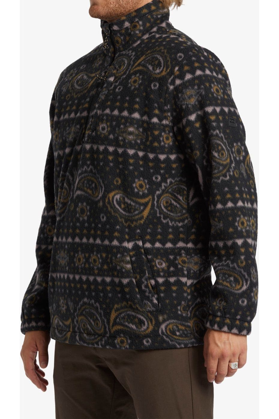 Billabong Boundary Mock Neck Black