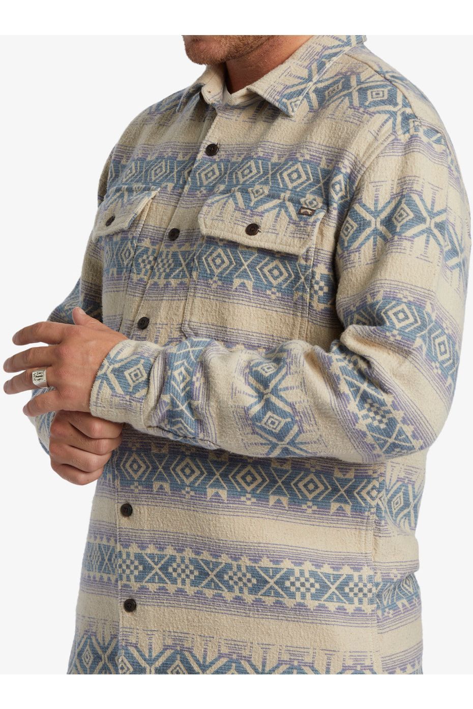 Billabong Offshore Jacquard Flannel Taupe