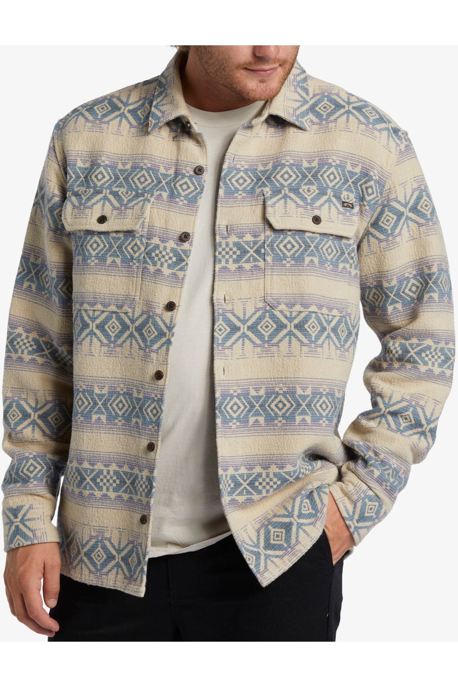 Billabong Offshore Jacquard Flannel Taupe