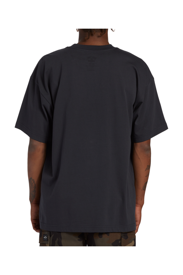 Billabong Bracket Wave Og Short Sleeve T-Shirt Washed Black