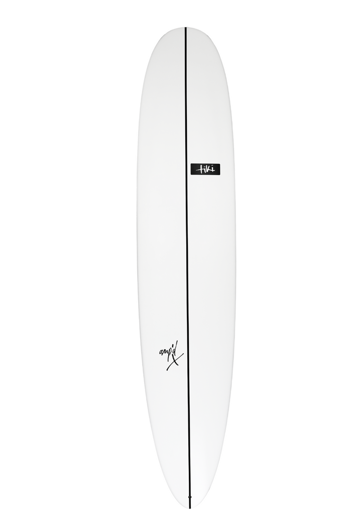 Tiki Evolution Amp'd X Trim Longboard Surfboard Black-White