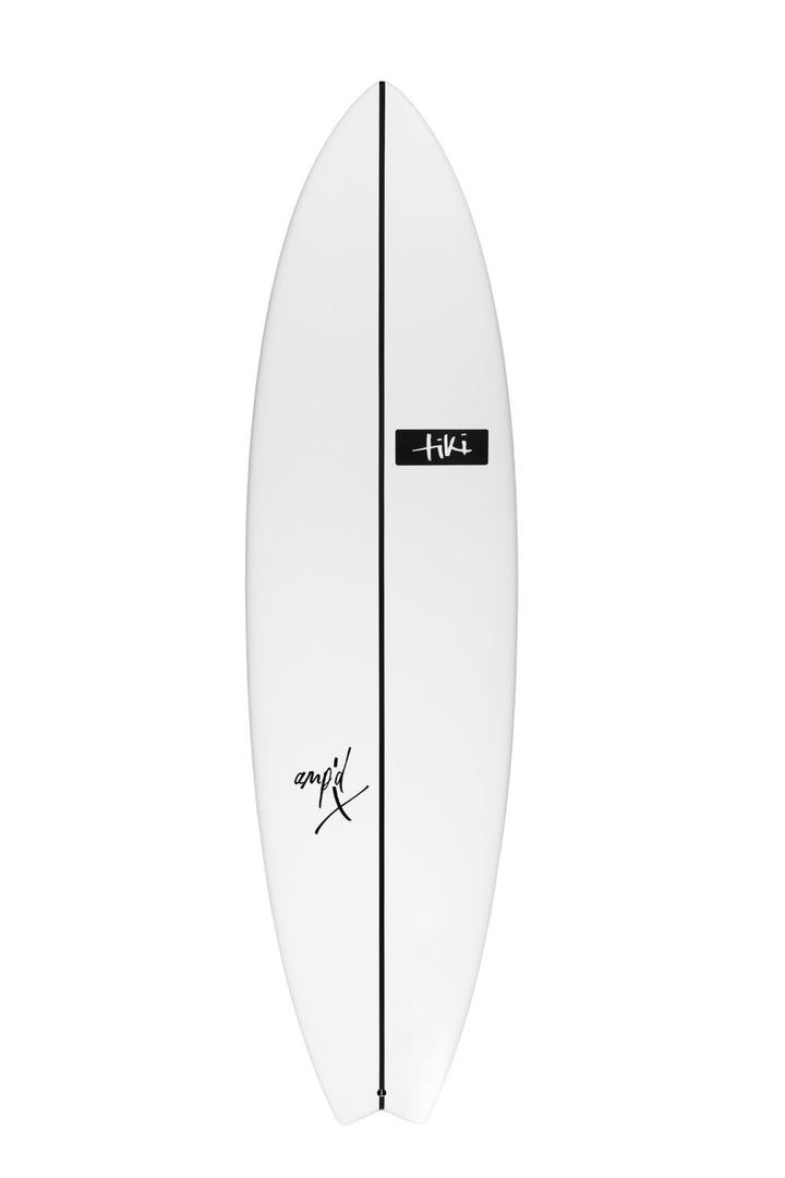 Tiki Evolution Amp'd X Fish Surfboard Black-White