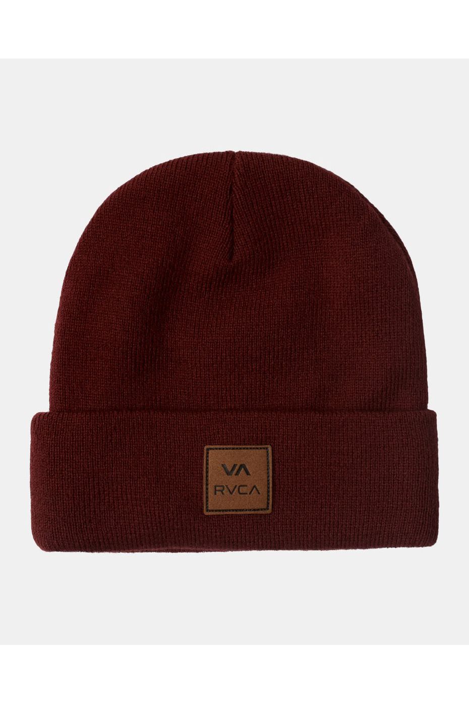 RVCA VA All The Way Beanie Oxblood Red