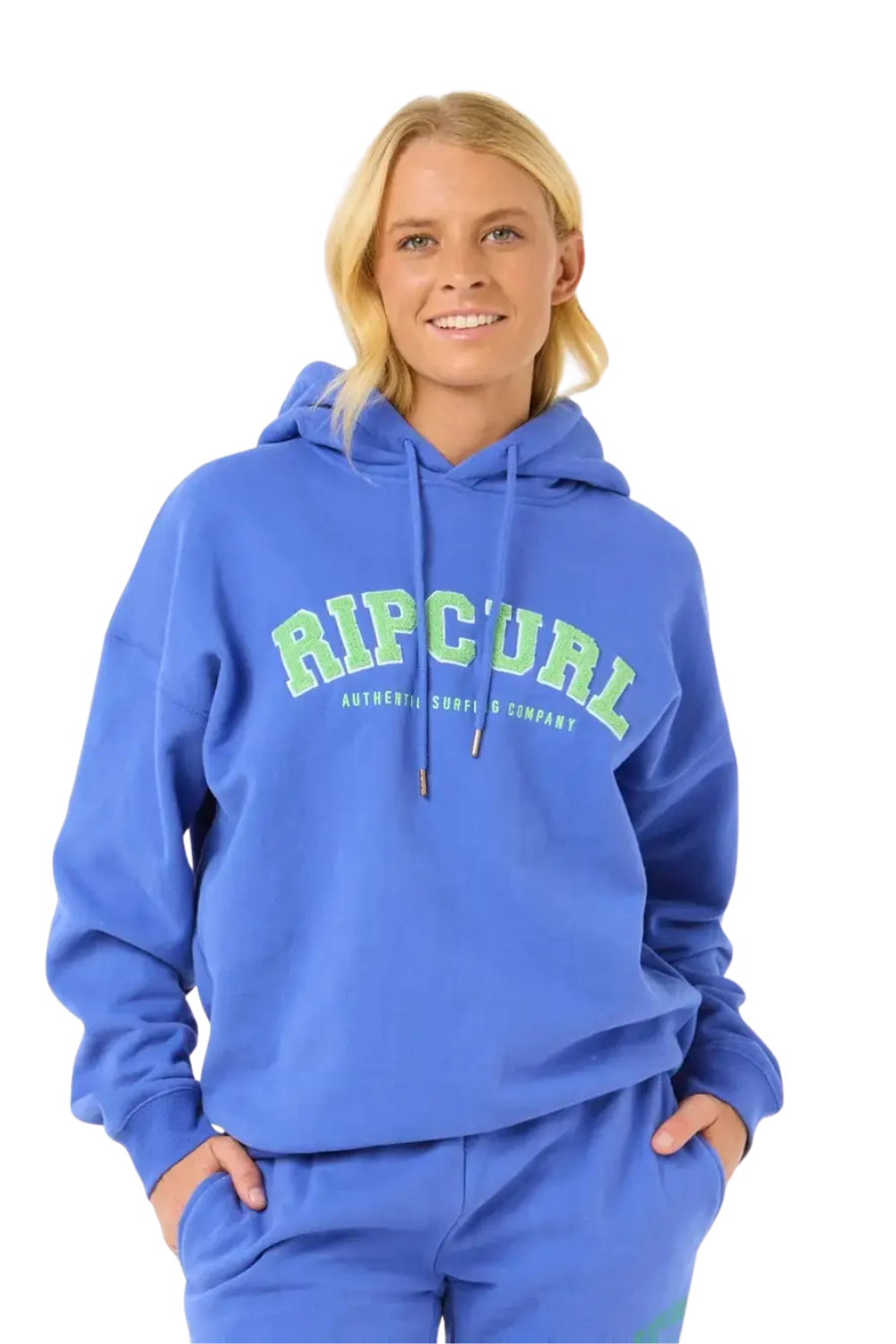 Rip Curl Varsity Hoody Ocean Blue