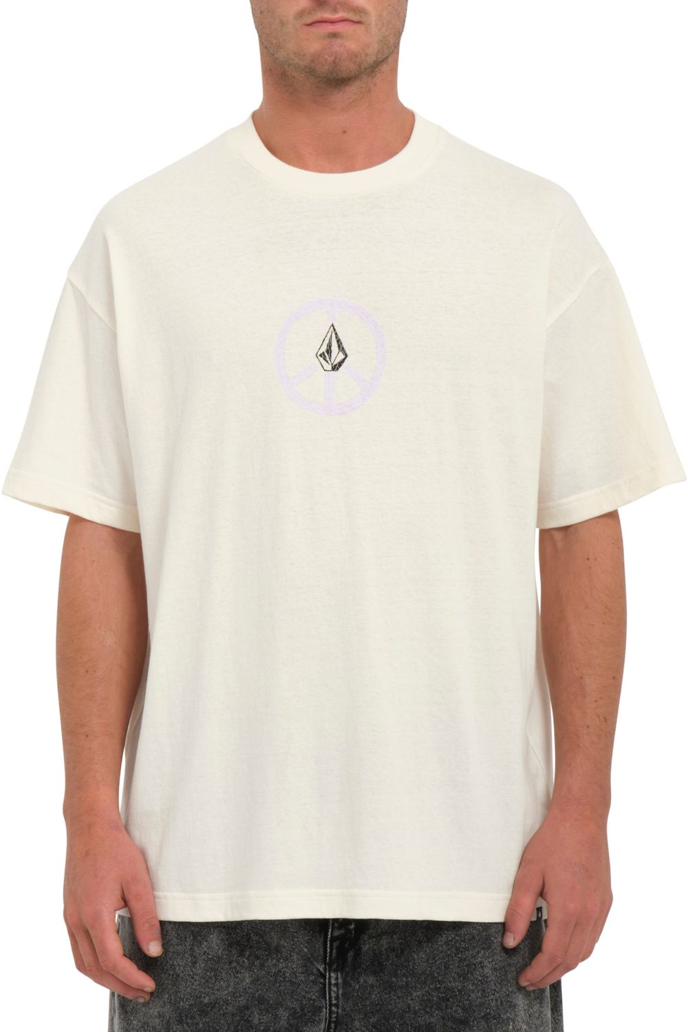 Volcom Breakpeace Lse Short Sleeve T-Shirt Dirty White