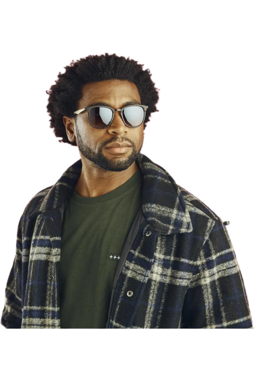 Sinner Cowell Sunglasses Matte Brown Yellow Tort-Green Mirror