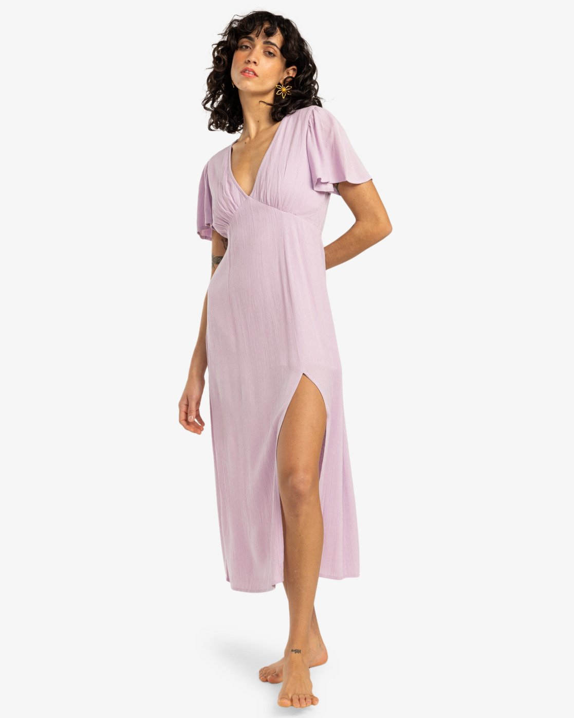 Billabong Jet Set Midi Dress Amethyst Smoke