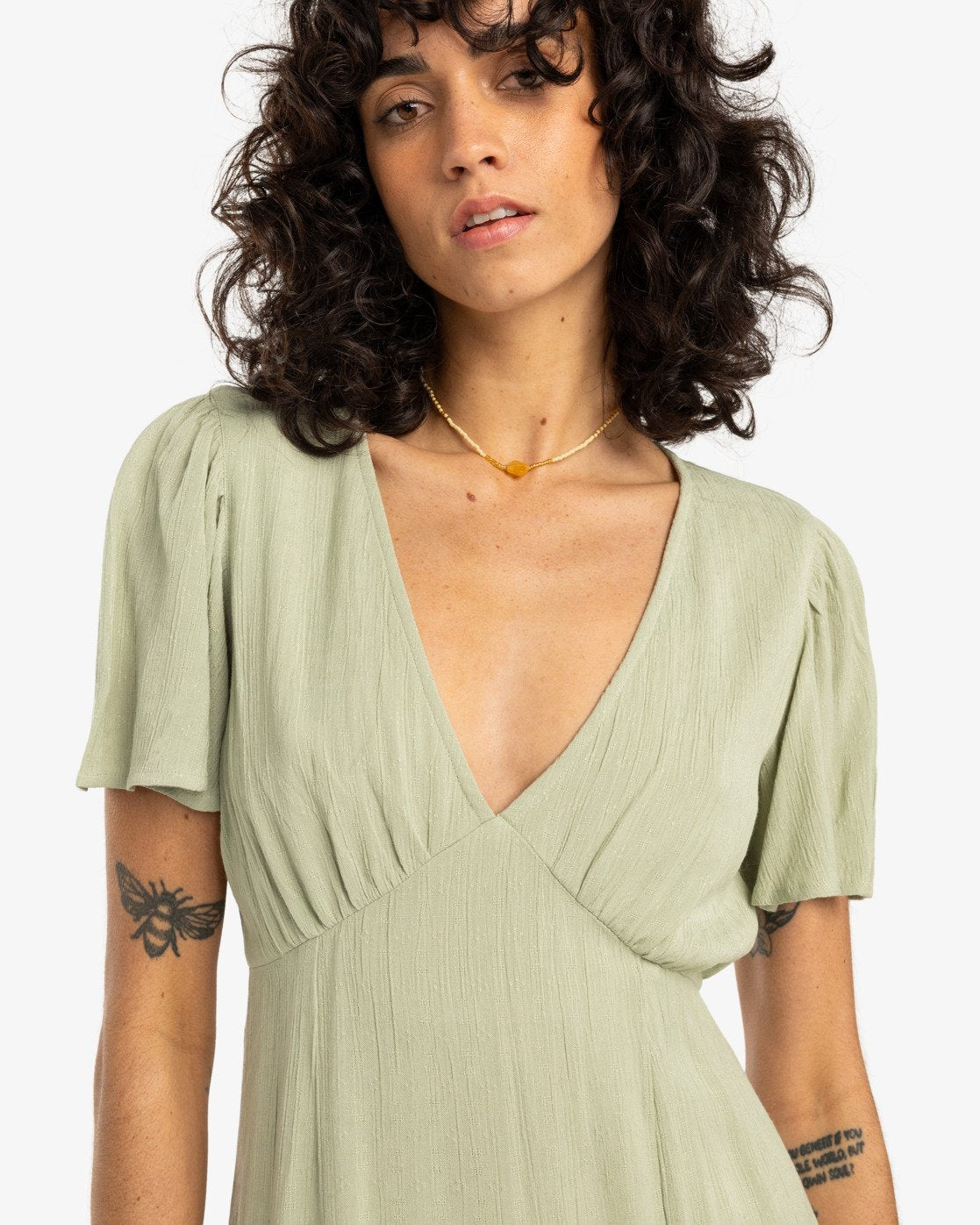 Billabong Jet Set Midi Dress Pistachio