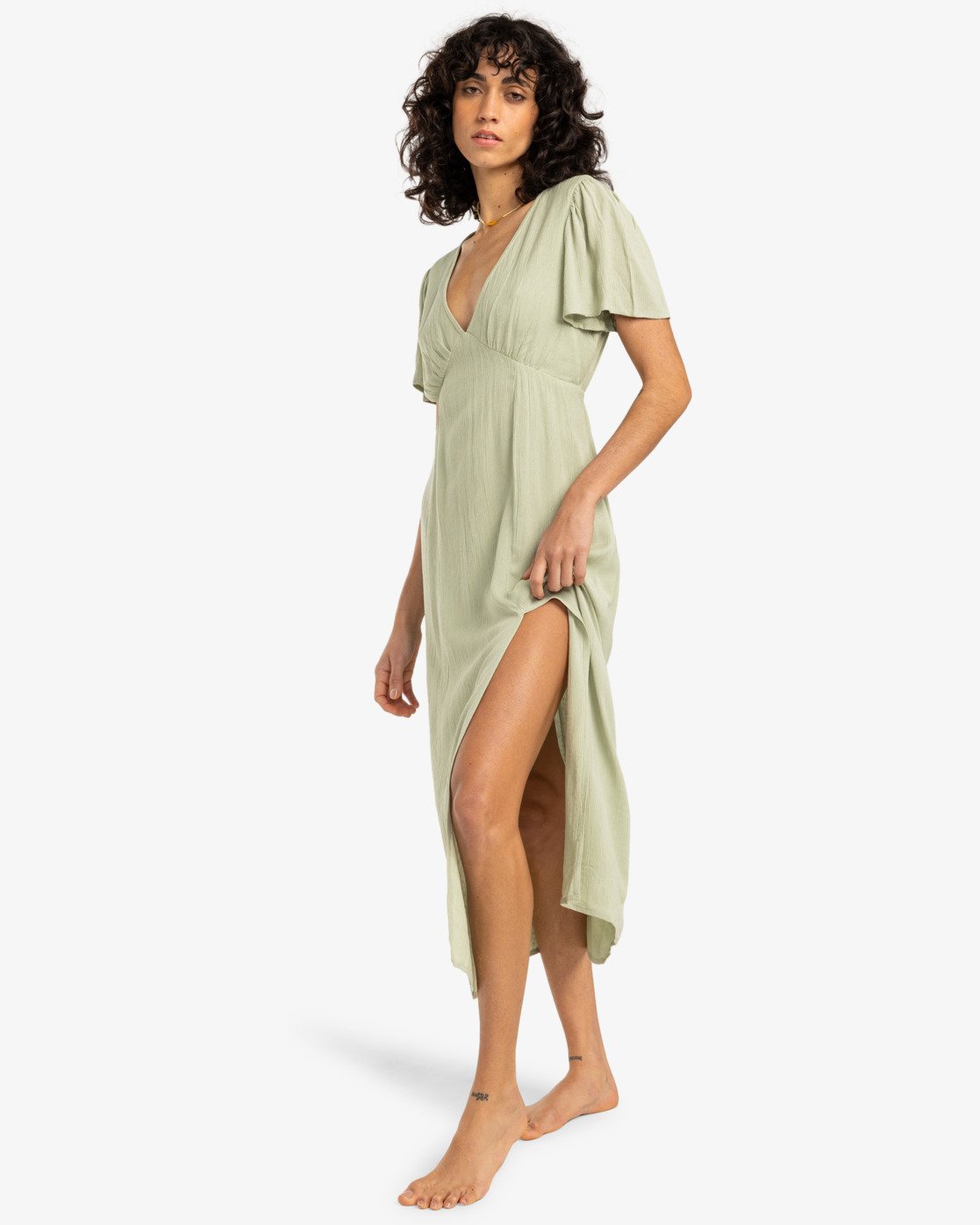 Billabong Jet Set Midi Dress Pistachio