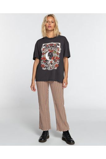 Billabong Midnight Blooms T-Shirt Off Black