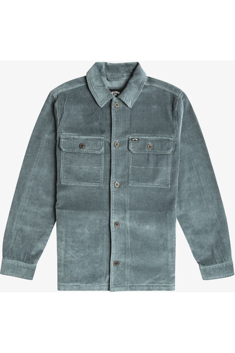Billabong Wildwood Cord Long Sleeve Shirt Washed Blue