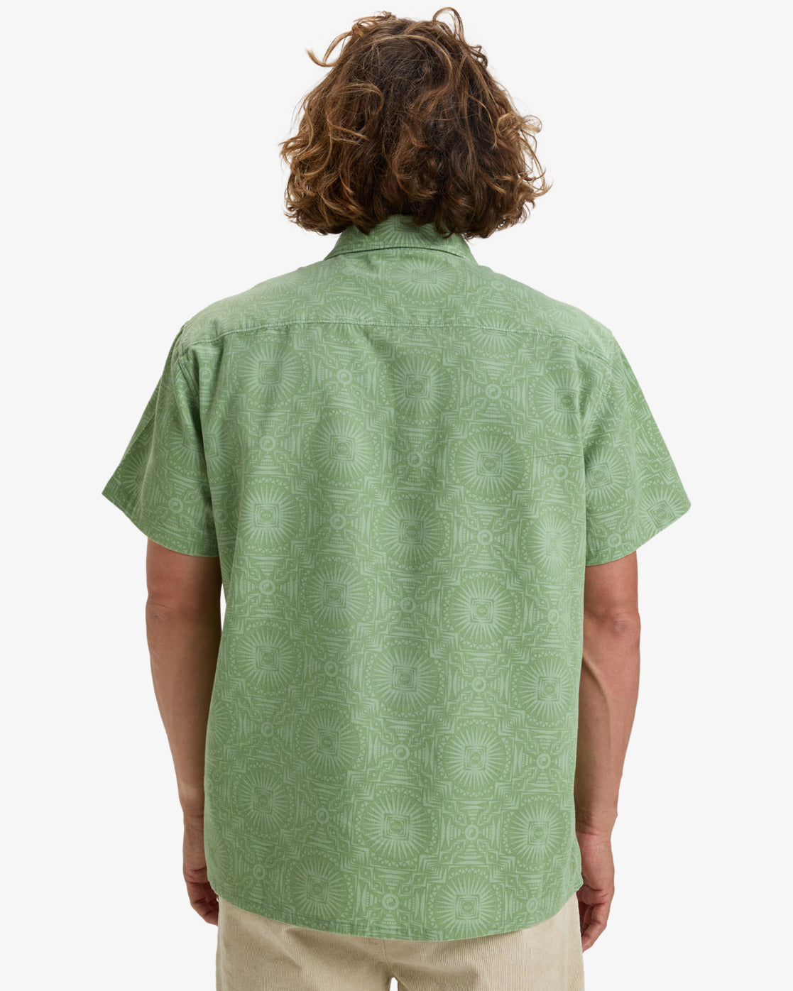 Billabong Solana Cord Short Sleeve Shirt Sage