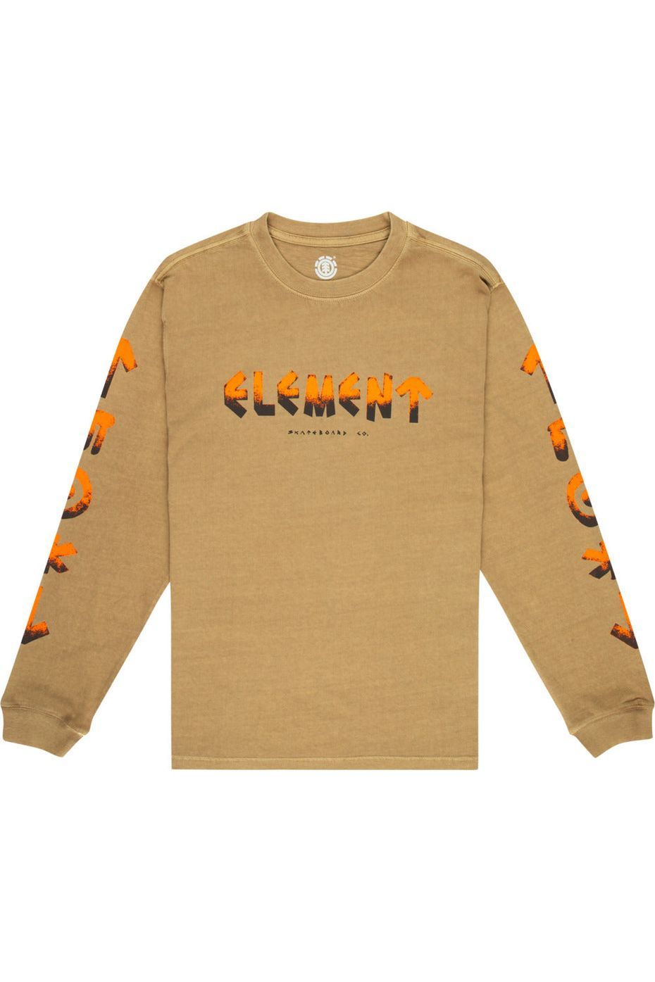 Element Runes Long Sleeve T-Shirt Dull Gold